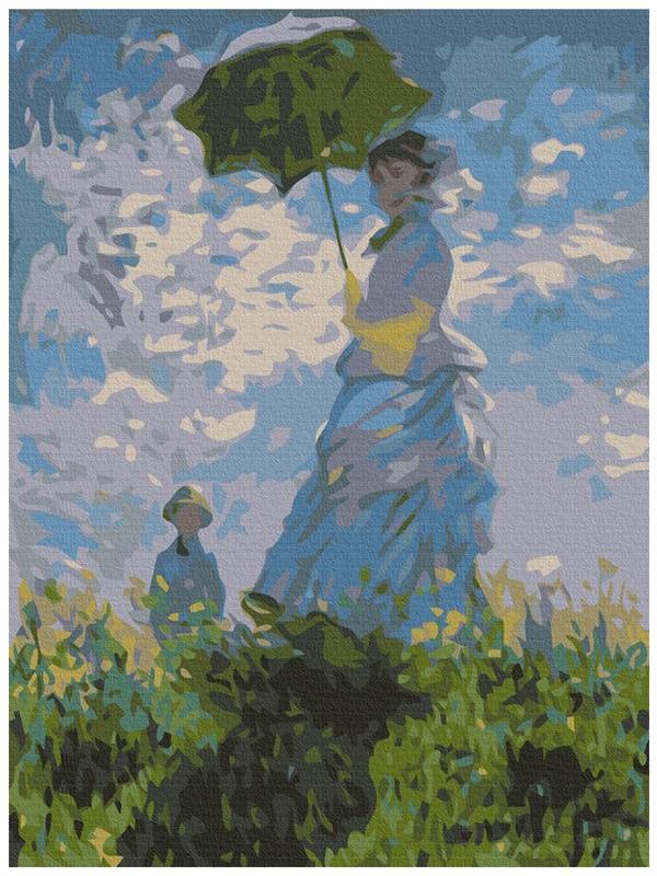 Kit pictura pe numere Woman with Umbrella - Claude Monet 6441