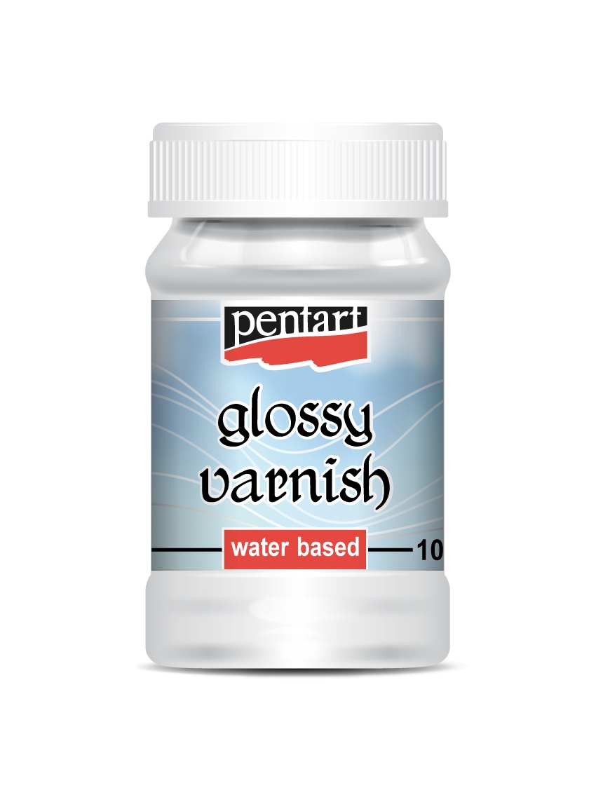 Lac lucios pe baza de apa Pentart (Gramaj: 50 ml)