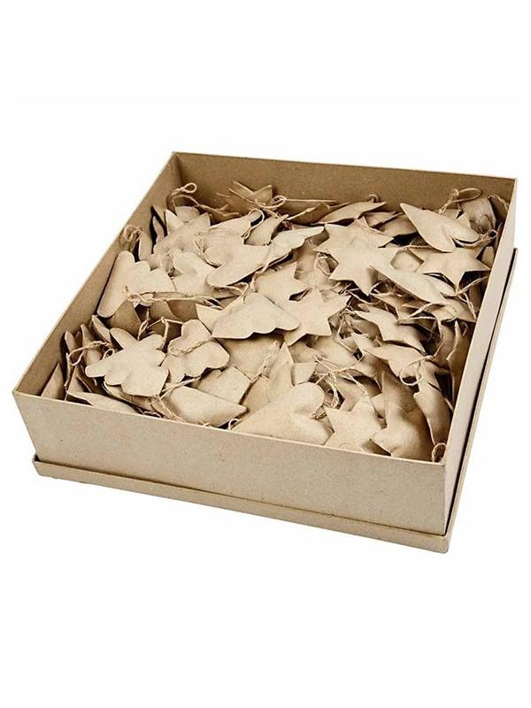 Ornament din mucava Iarna 8-9 cm Creativ Company 26798