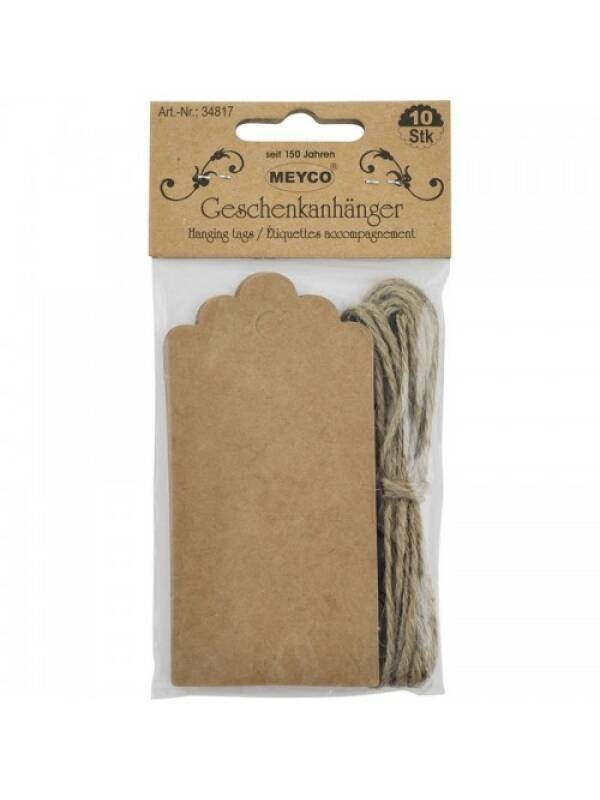 Set 10 etichete de carton Meyco 34817