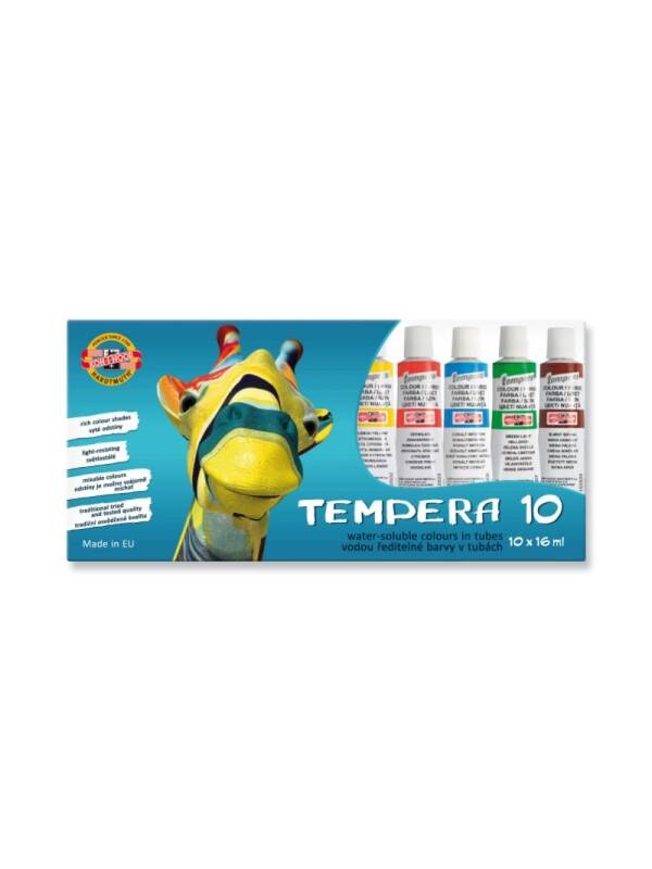 Set 10 x 16ml tempera Girafa Koh-I-Noor