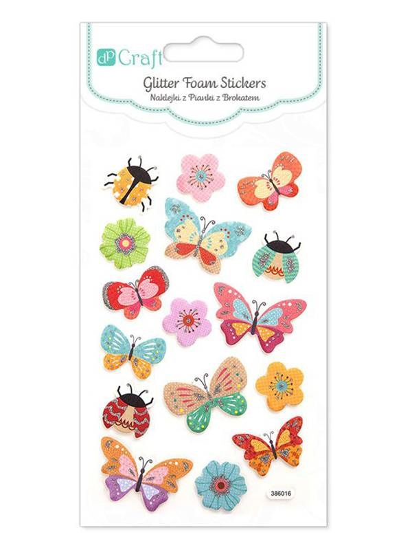 Set 16 abtibilduri fluturi Dp Craft dppi-011