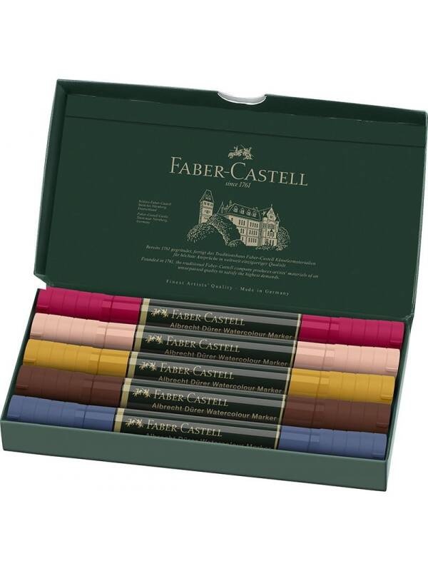 Set 5 markere acuarelabile Portret Albrecht Durer Faber Castell 160307