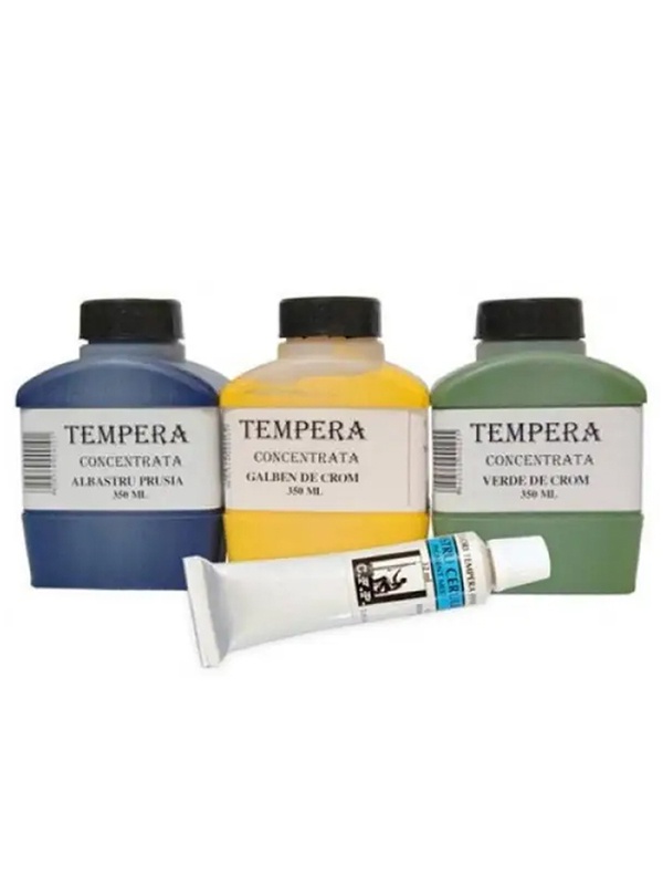 Tempera Combinatul Fondului Plastic - 350 ml (Culoare Tempera CFP: Negru de Fum)