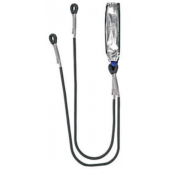 Absorbitor de energie si franghie de pozitionare ignifugata Ø11 MM 2M ABM + 2LB 201 FLR