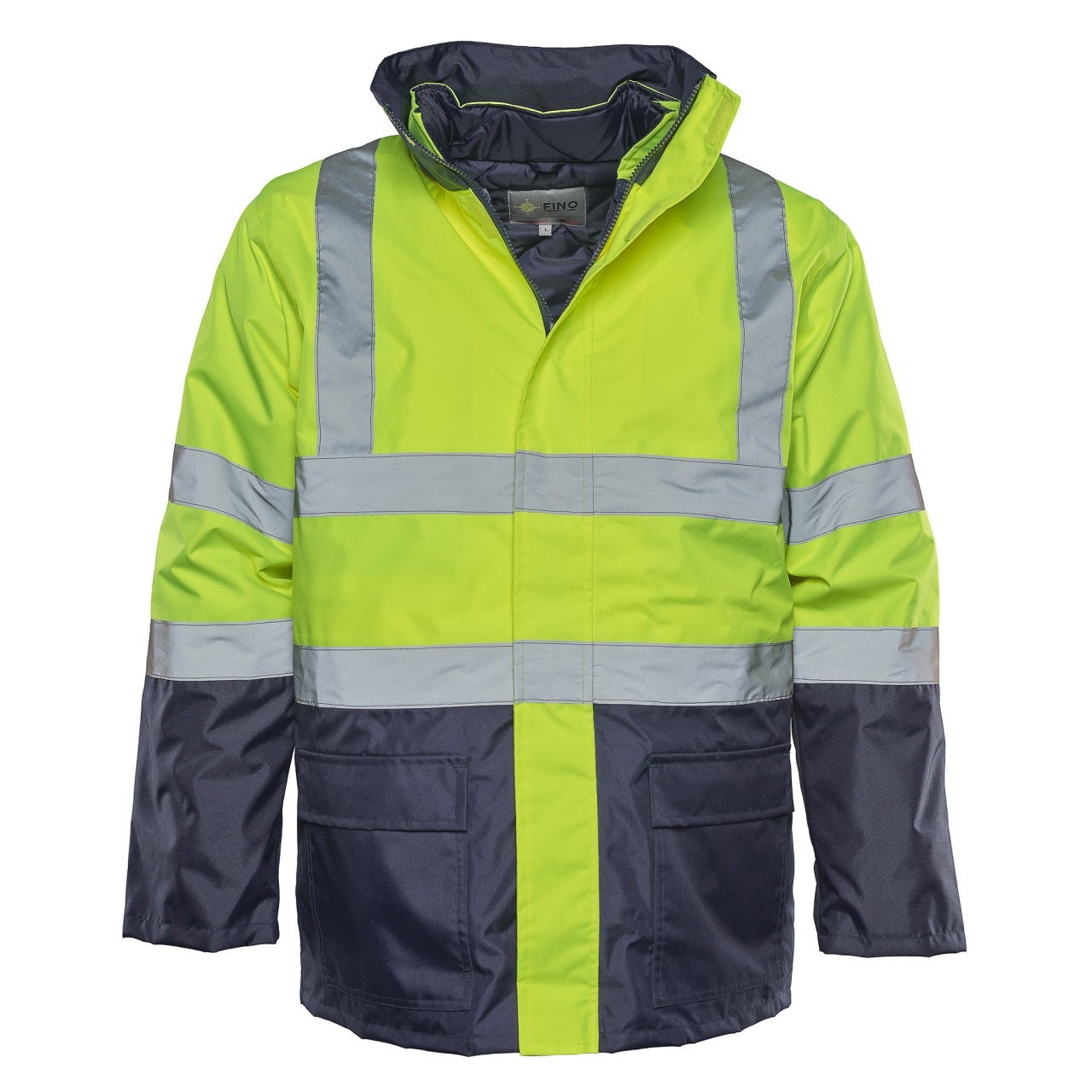 Jacheta 4 in 1 FINO, galben neon