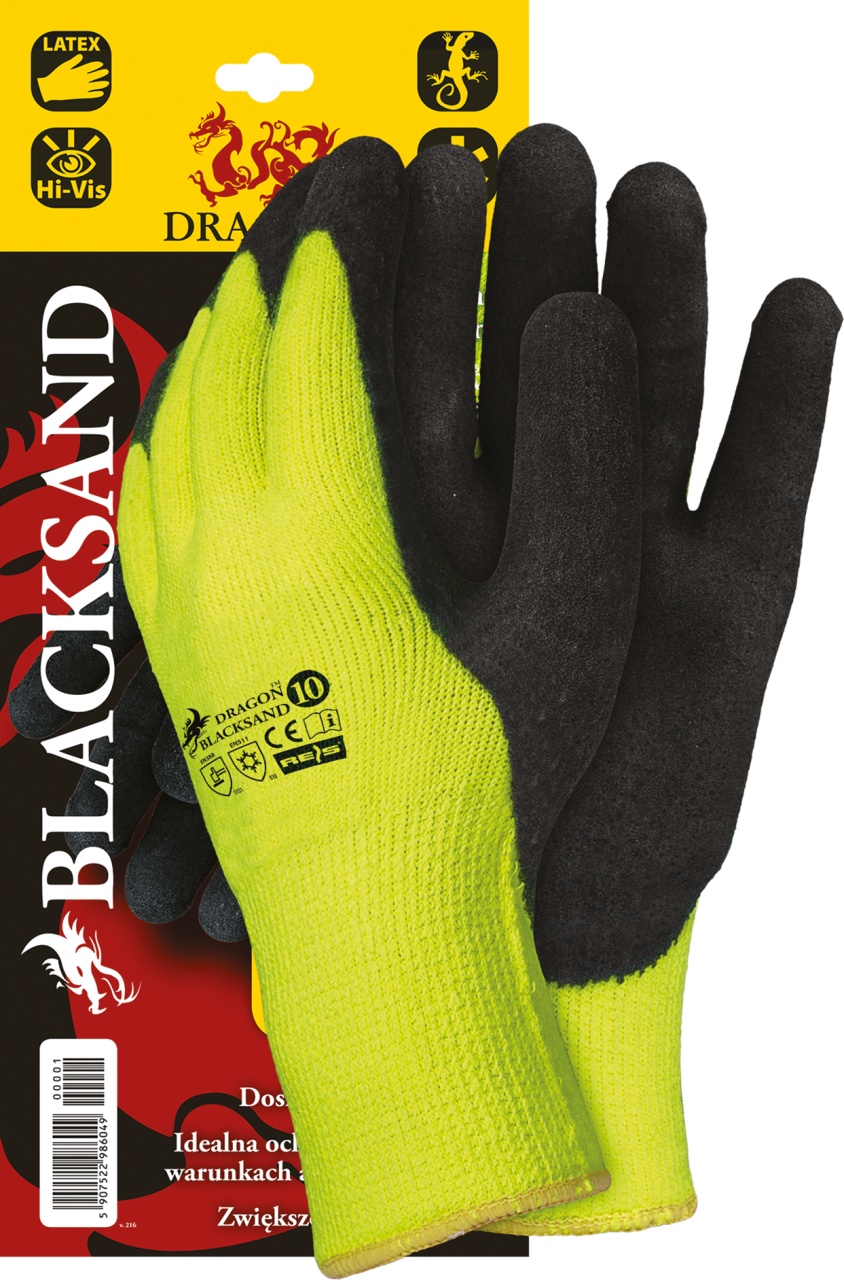 Manusi de protectie Blacksand, 12/set