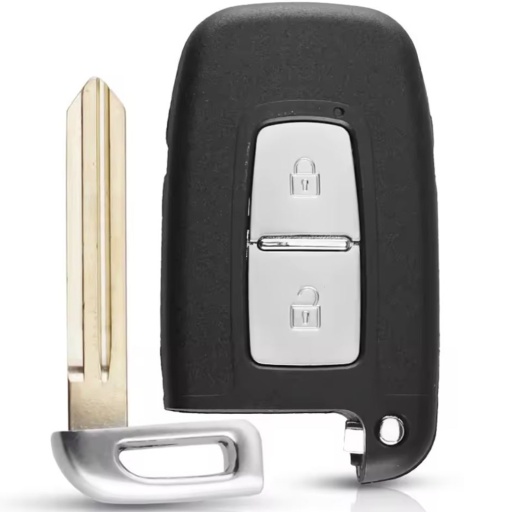 Carcasa cheie auto pliabila Techstar compatibila cu Hyundai Sonata, Azera, Genesis Coupe, ix35, i30, i45 si Kia Forte, Sportage, K2, K5, 2 butoane, lama HYN14 stanga, fara electronica