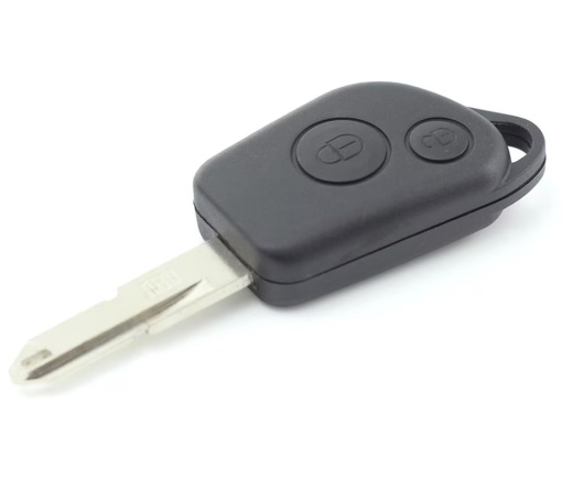 Carcasa cheie auto Techstar cu 2 butoane si suport baterie pentru Peugeot – compatibila 206, 207, 307, 407
