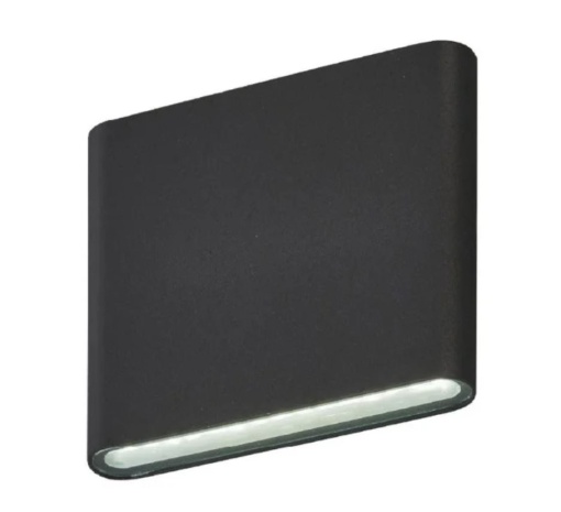 Aplica Exterior Techstar® LED Light C30, Putere 6W, A+, Rezistenta la Apa si Praf, Alb Rece, 6500K, Aluminiu, Negru