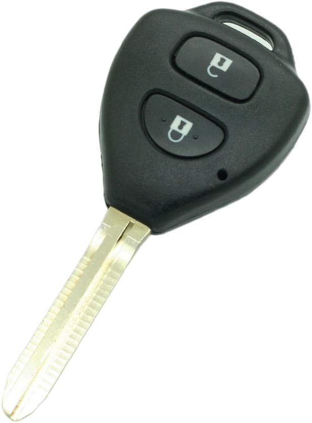 Carcasa Cheie Auto Techstar, cu 2 Butoane Compatibila Toyota Corolla, RAV4, Yaris, Avensis, Hilux, Prado