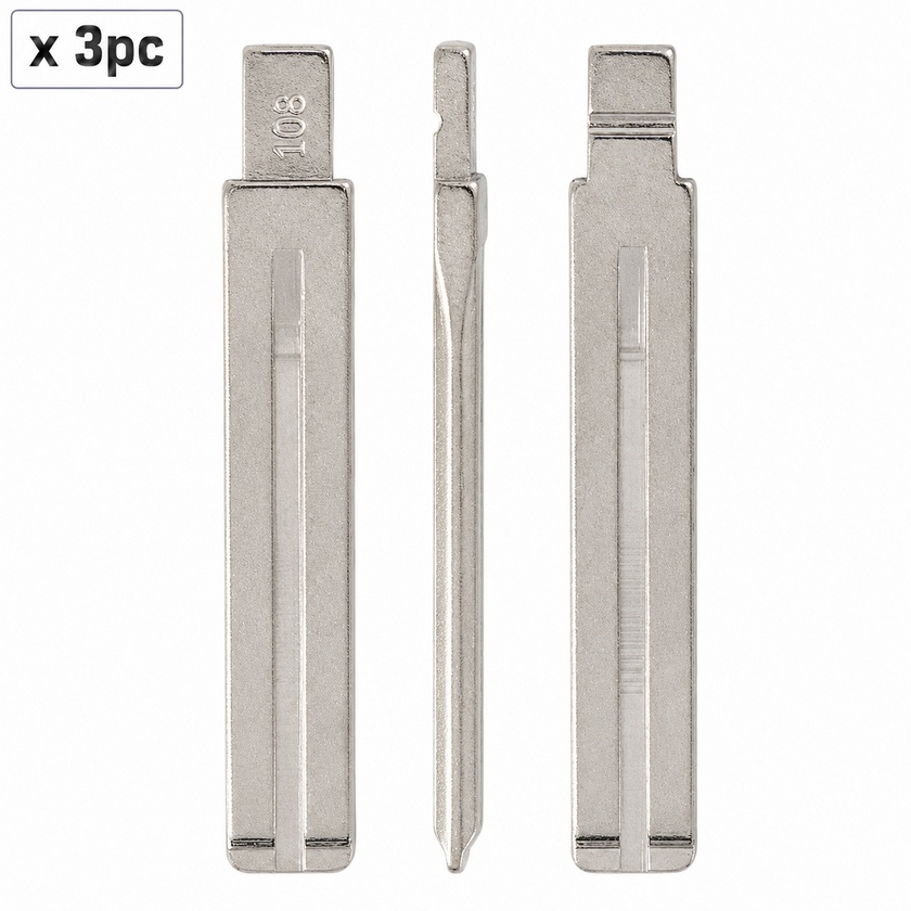 Set 3 lame cheie auto 108# HY22 pentru Hyundai Verna