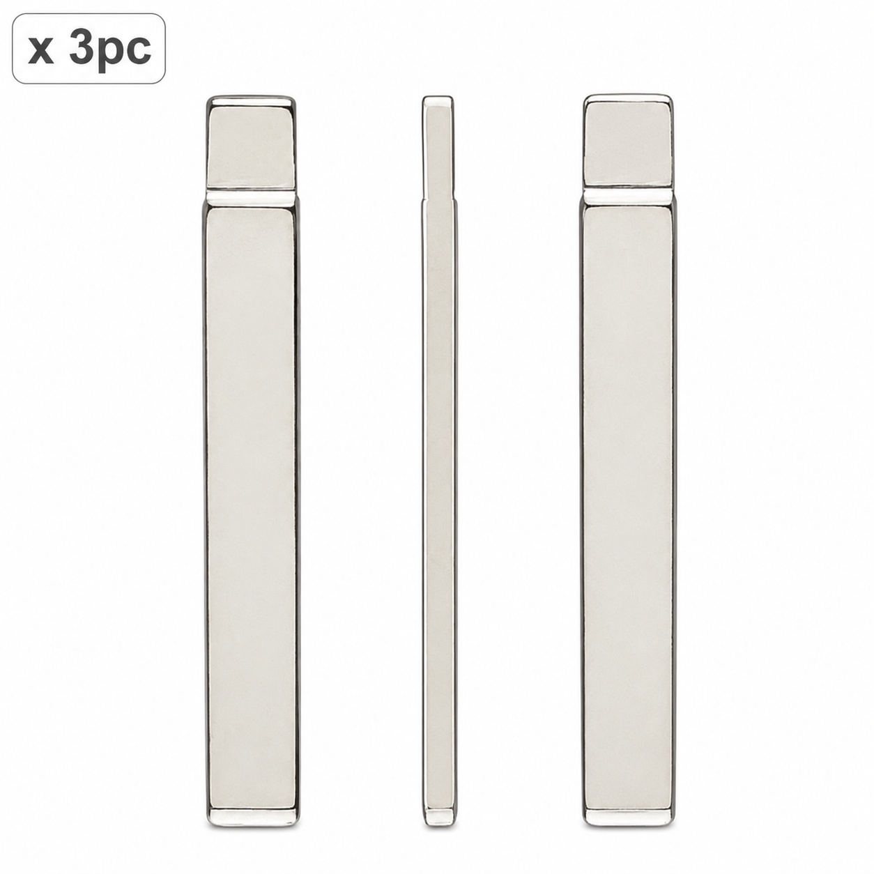 Set 3 lame cheie auto 71# HU100 pentru Opel, Chevrolet, Buick si GMC