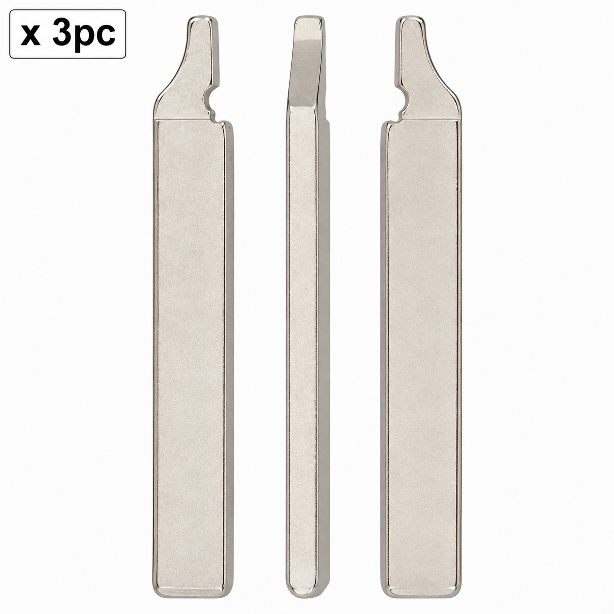 Set 3 lame cheie auto 126# HU100 pentru Chevrolet, Buick, GMC si Opel