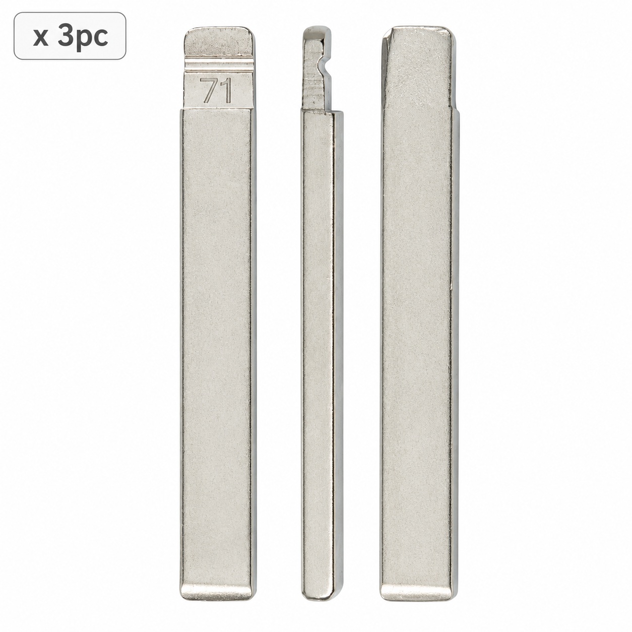 Set 3 lame cheie auto 71# HU100 pentru Opel, Chevrolet si Buick