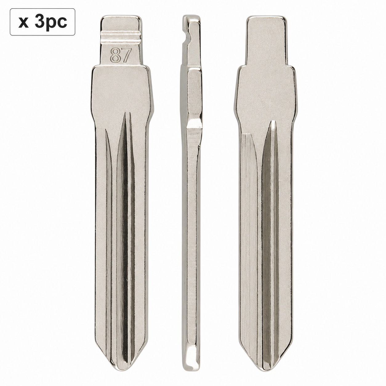 Set 3 lame cheie auto 87# B111 pentru Buick, Chevrolet, GMC si Opel