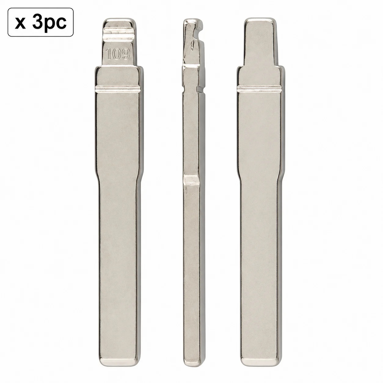 Set 3 lame cheie auto 109# HU101 pentru Ford Focus si Mondeo
