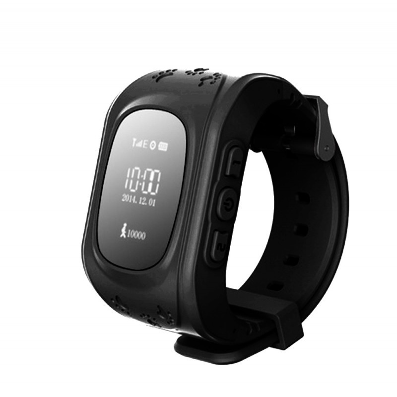 Resigilat Ceas Smartwatch Copii Techstar® Q50, 0.96 inch IPS, Slot Cartela SIM, Tracker GPS, AGPS, LBS, Buton Urgenta SOS, Monitorizare Live, Apelare, Negru