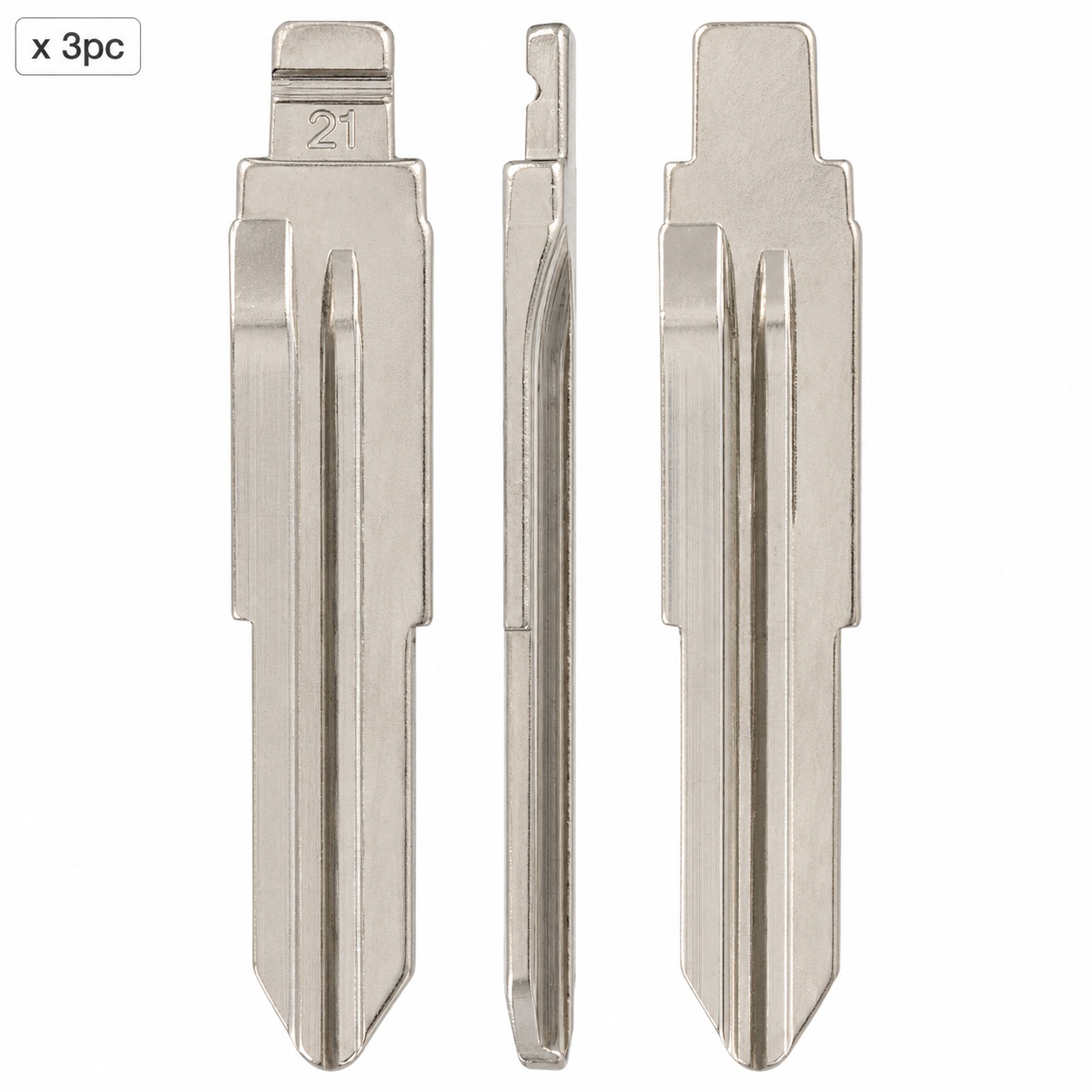 Set 3 lame cheie auto 21# TOY41R pentru Toyota