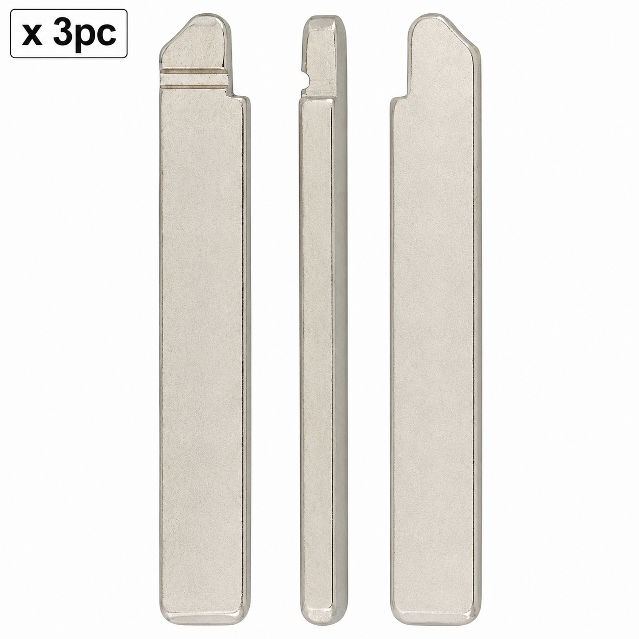 Set 3 lame cheie auto 124# TOY51 pentru Toyota Corolla dupa 2015