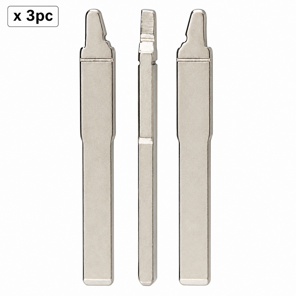 Set 3 lame cheie auto 98# HU101 pentru Ford Focus