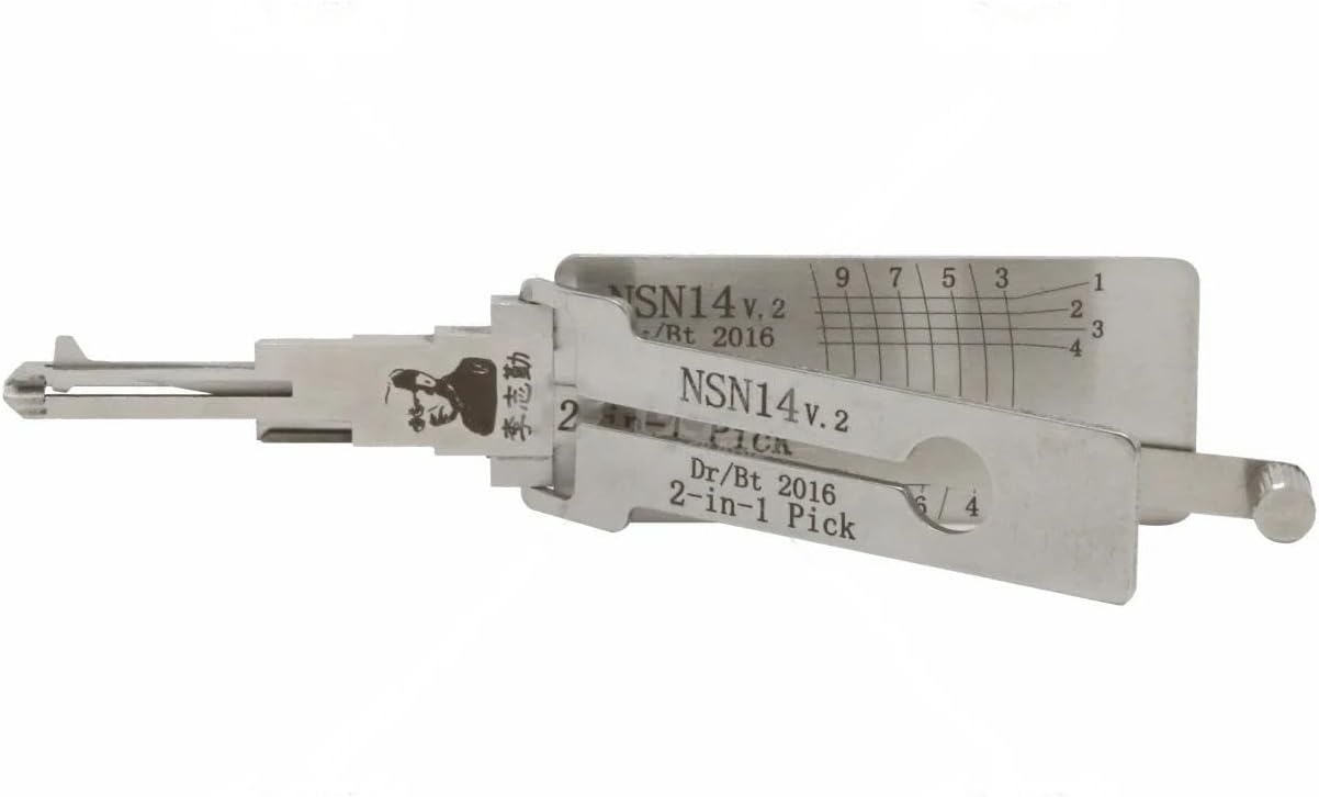 Decodor auto Lishi NSN14 2 in 1 pick pentru chei Nissan Infiniti Subaru, usa si portbagaj NSN14 DR/BT