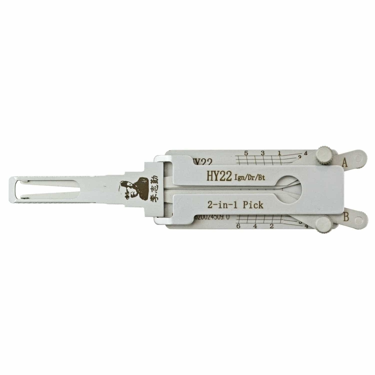 Decodor auto Lishi HY22 2 in 1 pick pentru chei Hyundai Kia, contact usa portbagaj, lama HY22 KIA7 T14