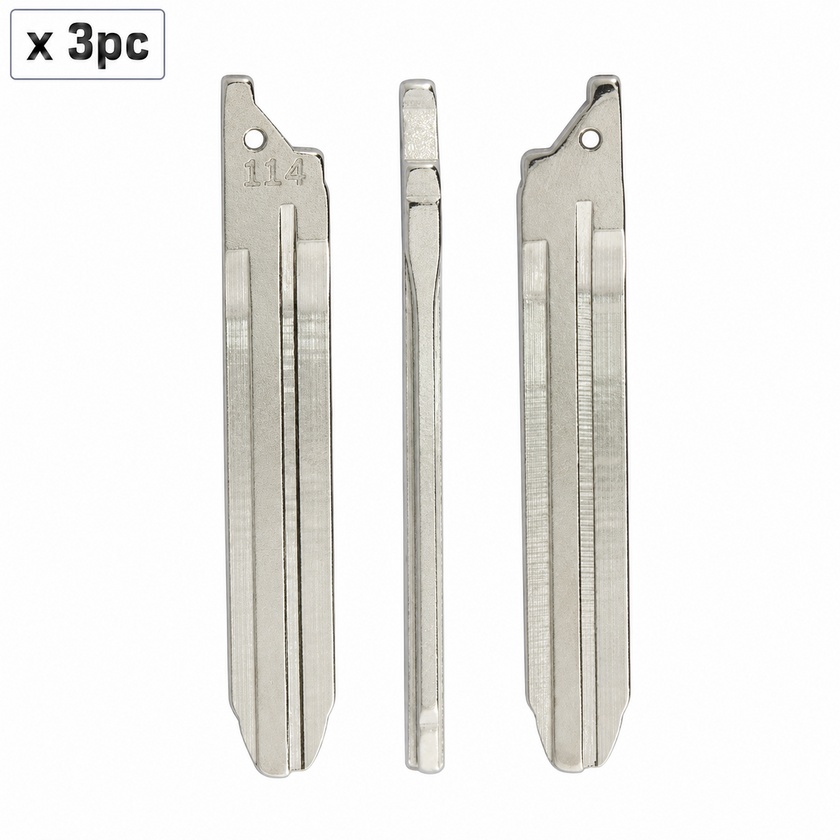 Set 3 lame cheie auto 114# TOY43 pentru Toyota