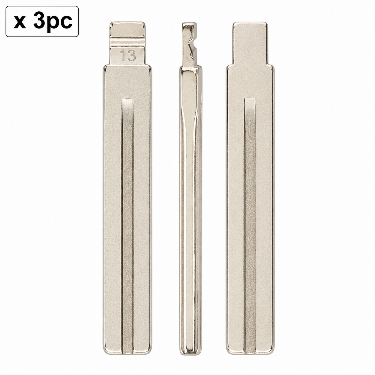 Set 3 lame cheie auto 13# TOY40/TOY48 pentru Hyundai, Toyota si Lexus