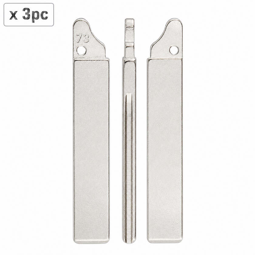 Set 3 lame cheie auto 73# HU83 pentru Peugeot, Citroen si Renault