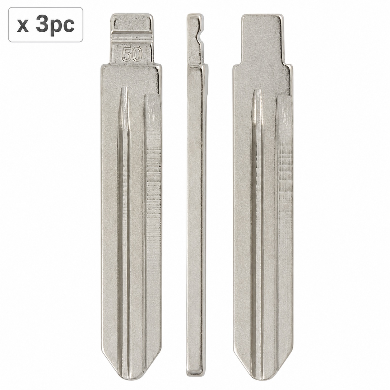 Set 3 lame cheie auto 50# HYN14/HY16 pentru Hyundai si Kia