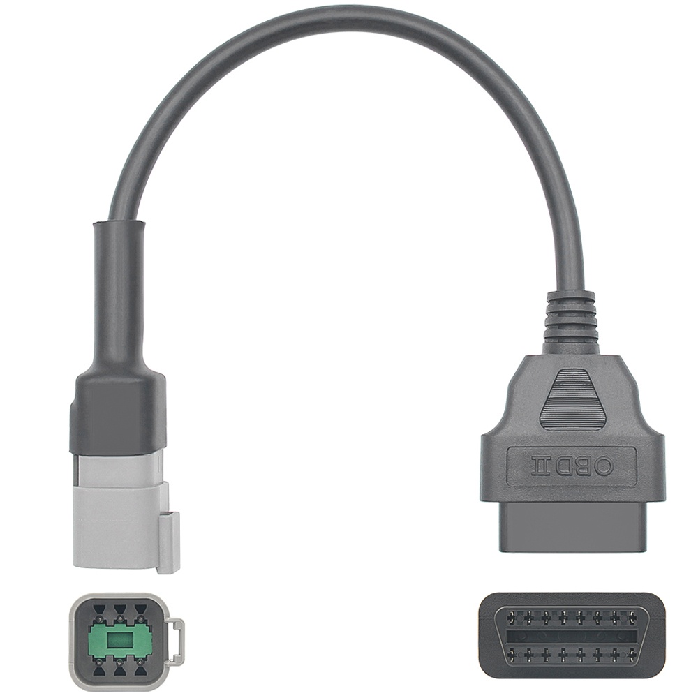 Techstar Adaptor OBD2 la conector 6 pini UTV/ATV, cablu diagnoza off-road, CAN/K-Line