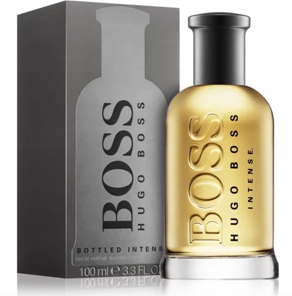 Apa de parfum lemnos-picant, Boss Bottled Intense, Hugo Boss, 50 ml