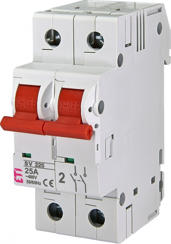 Separator compact ETI, 2P, 25A, 400VAC, ETI