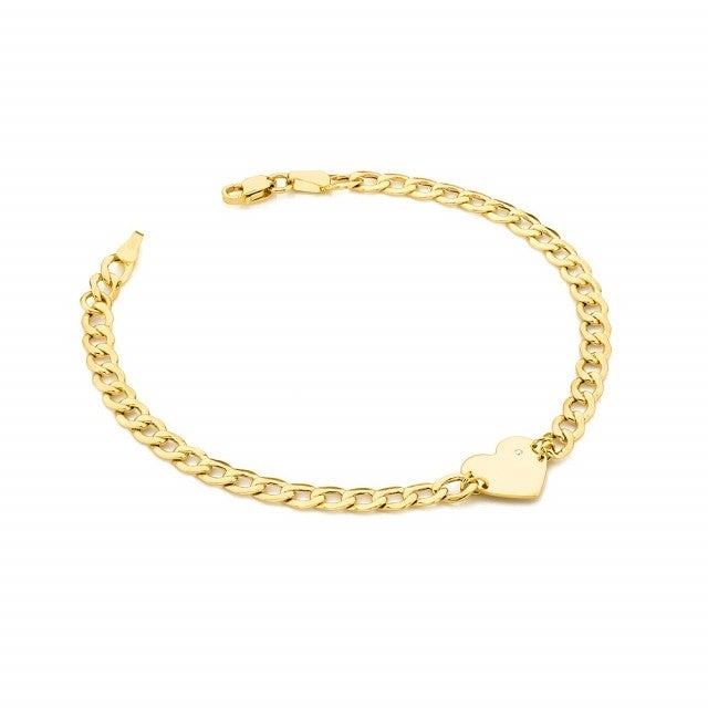 Bratara Aur 14K cu Diamant Natural 0.01 ct