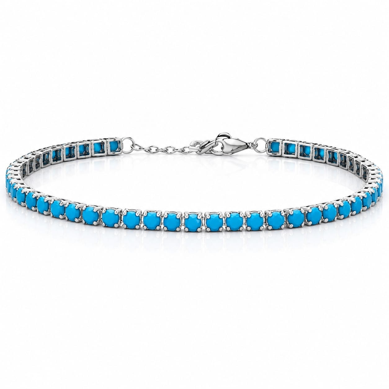 Bratara Azure tip Tennis din argint 925