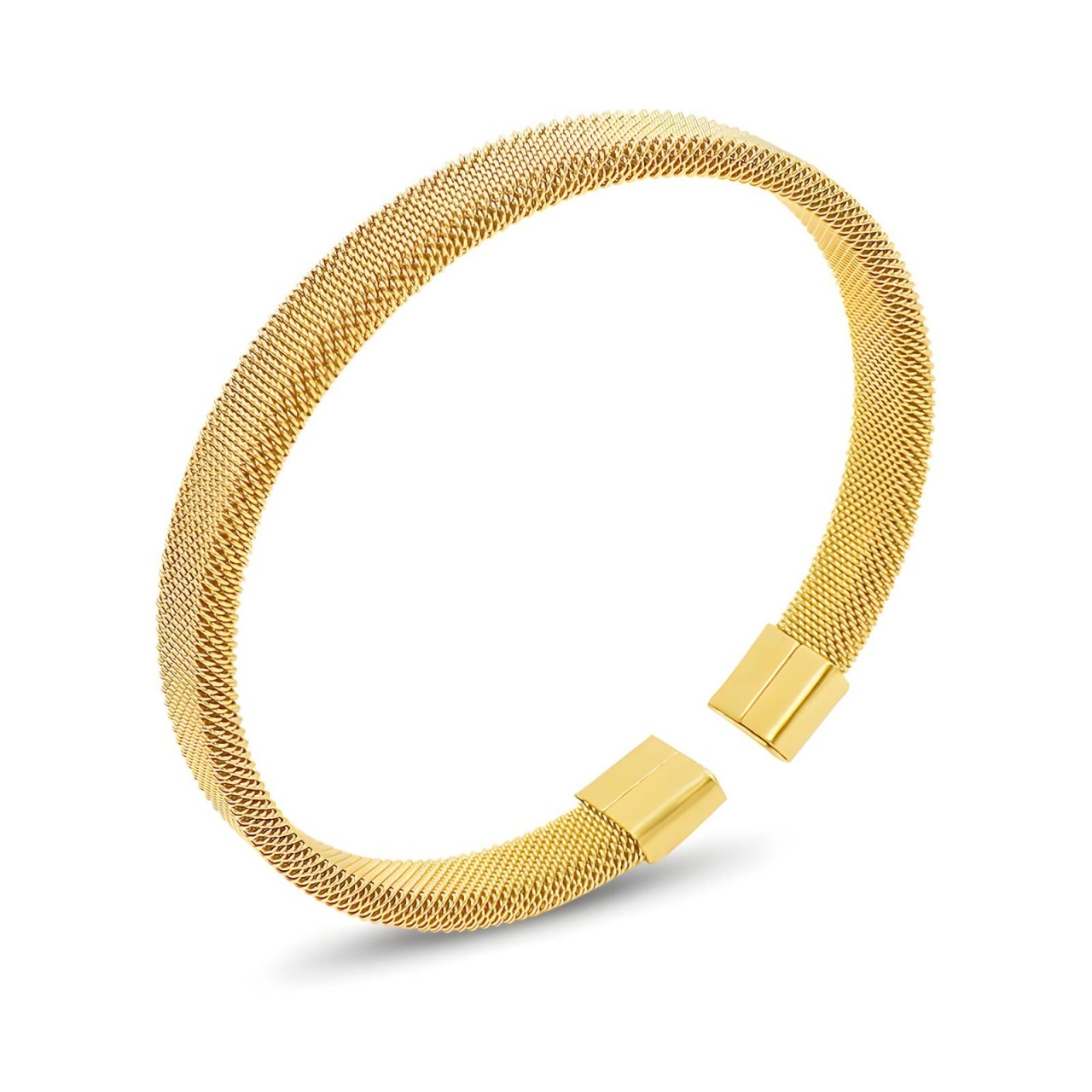 Bratara Fixa Boost din Inox placata cu AUR 18K