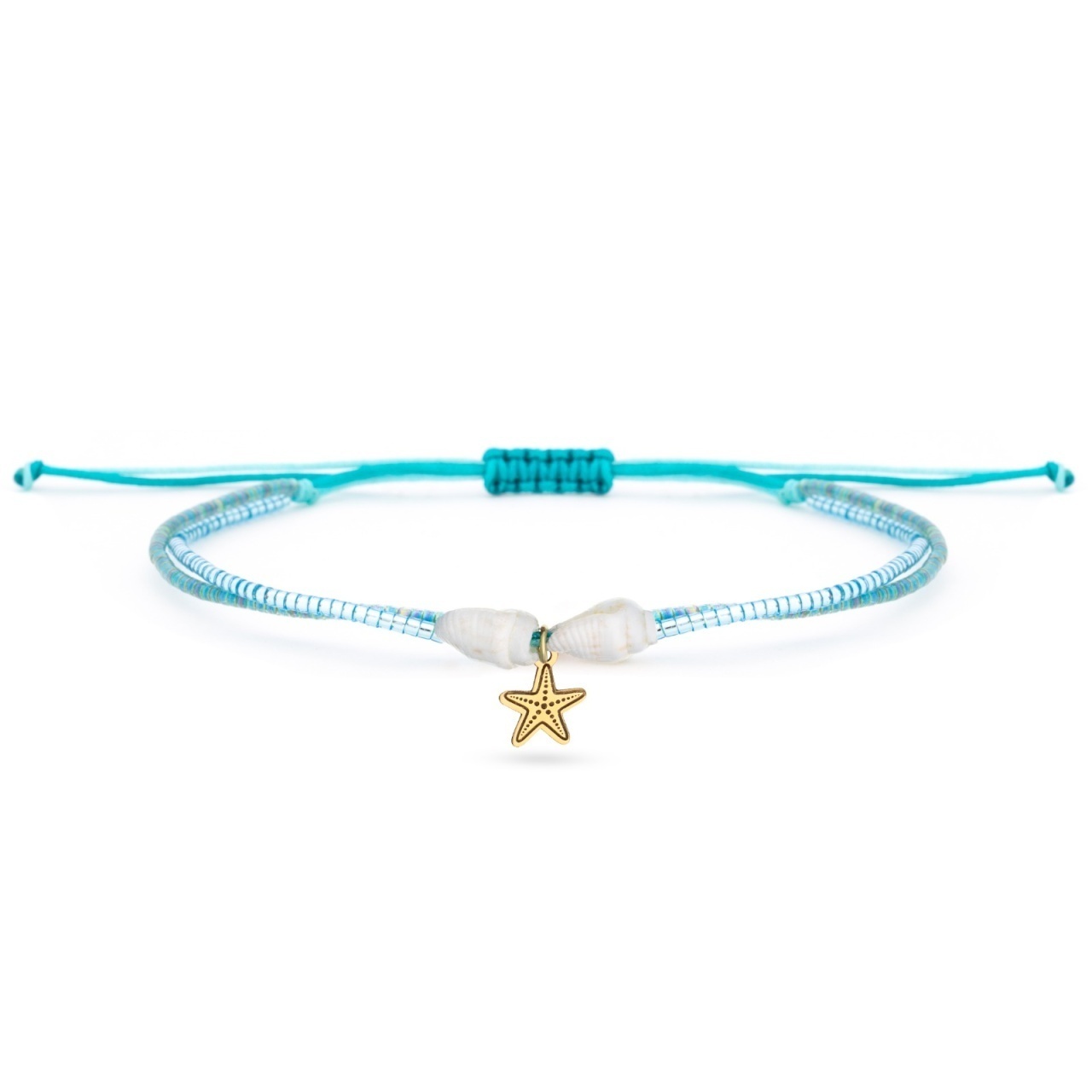 Brățară pentru picior - Star din AUR 14K