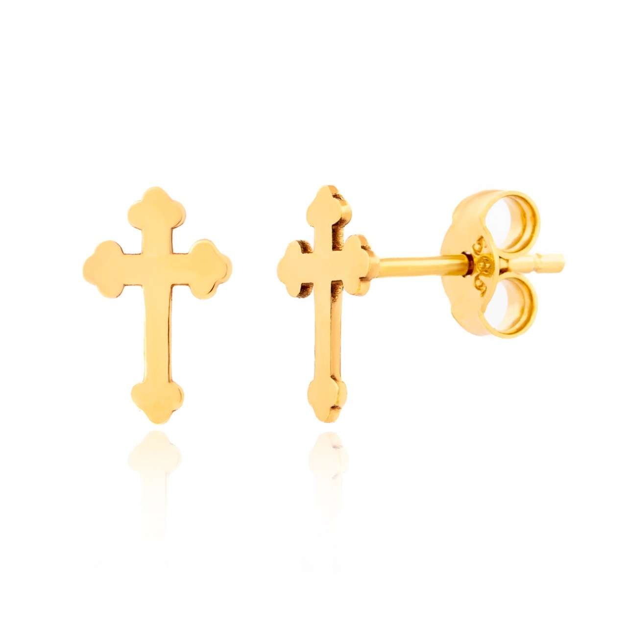 Cercei Small Cross din AUR 14K