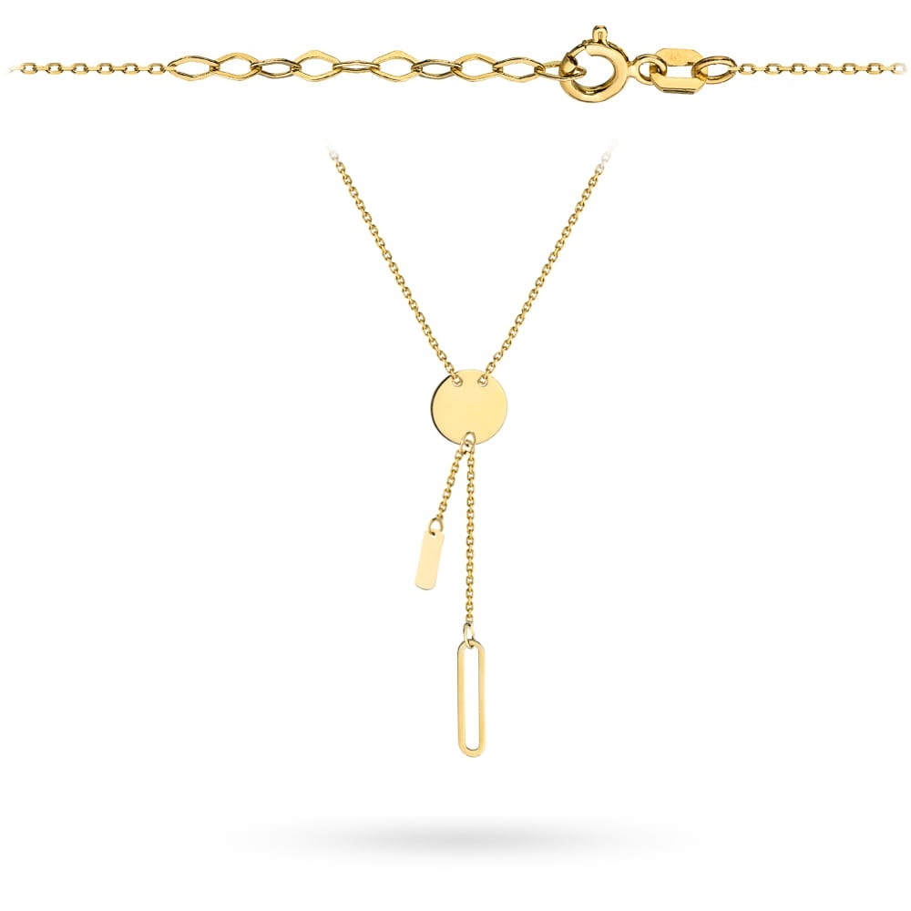 Colier Aur 14k cu Banut si Placute