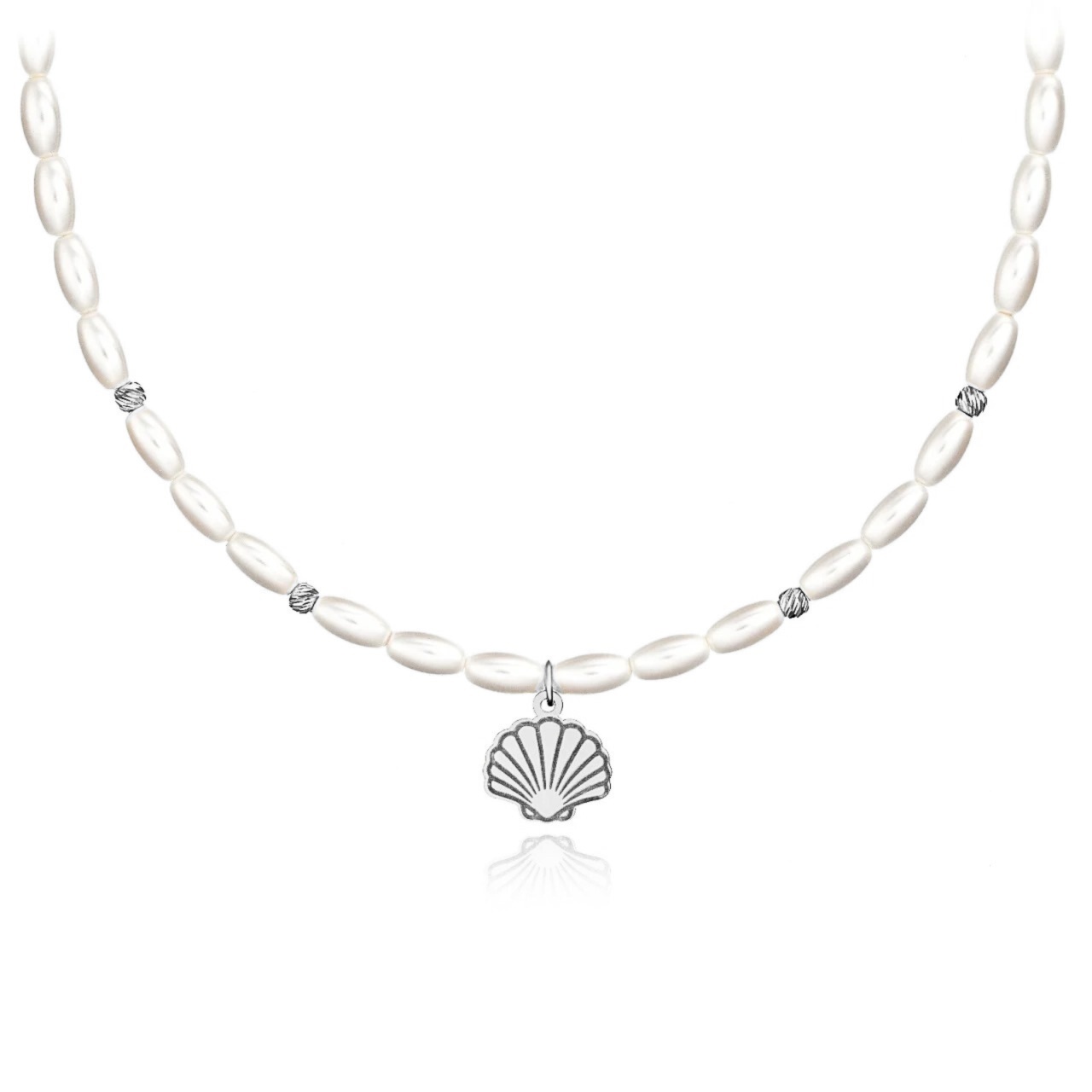 Colier Summer Pearls cu Perle Mallorca și Argint 925