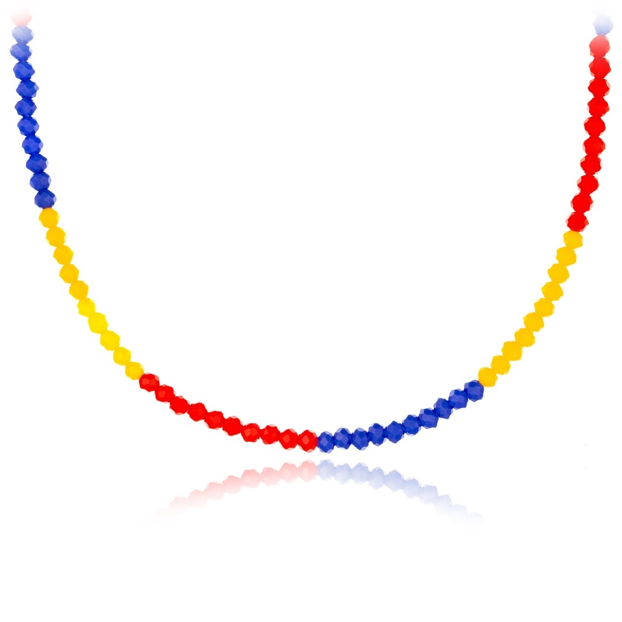 Colier Tricolor România din Argint 925