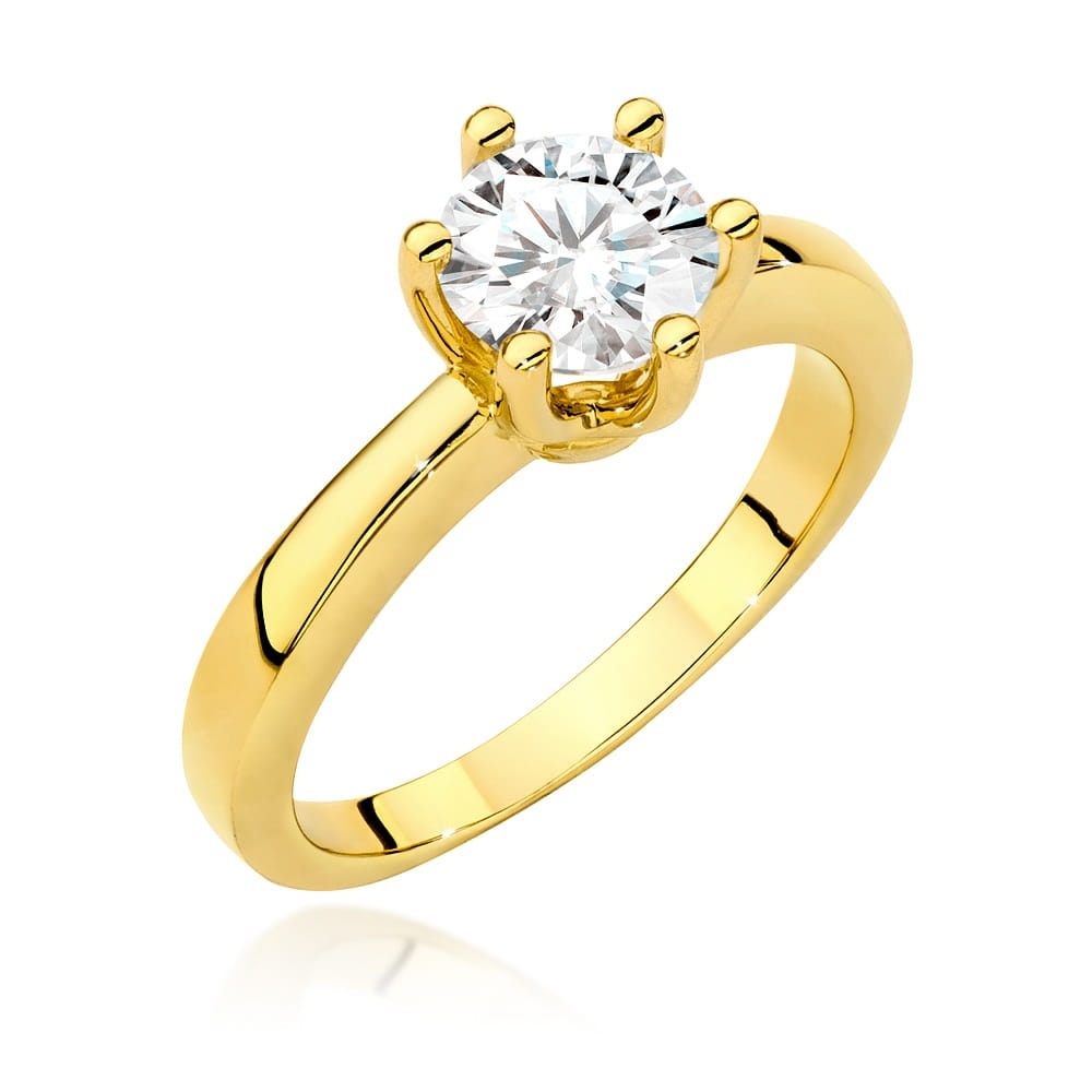 Inel Aur 14K cu Diamant Natural 1.00 ct