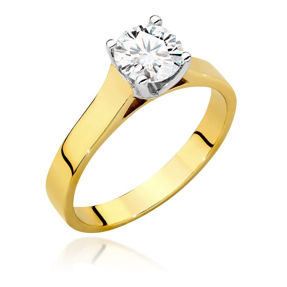 Inel Aur 14K cu Diamant Natural 1.00 ct