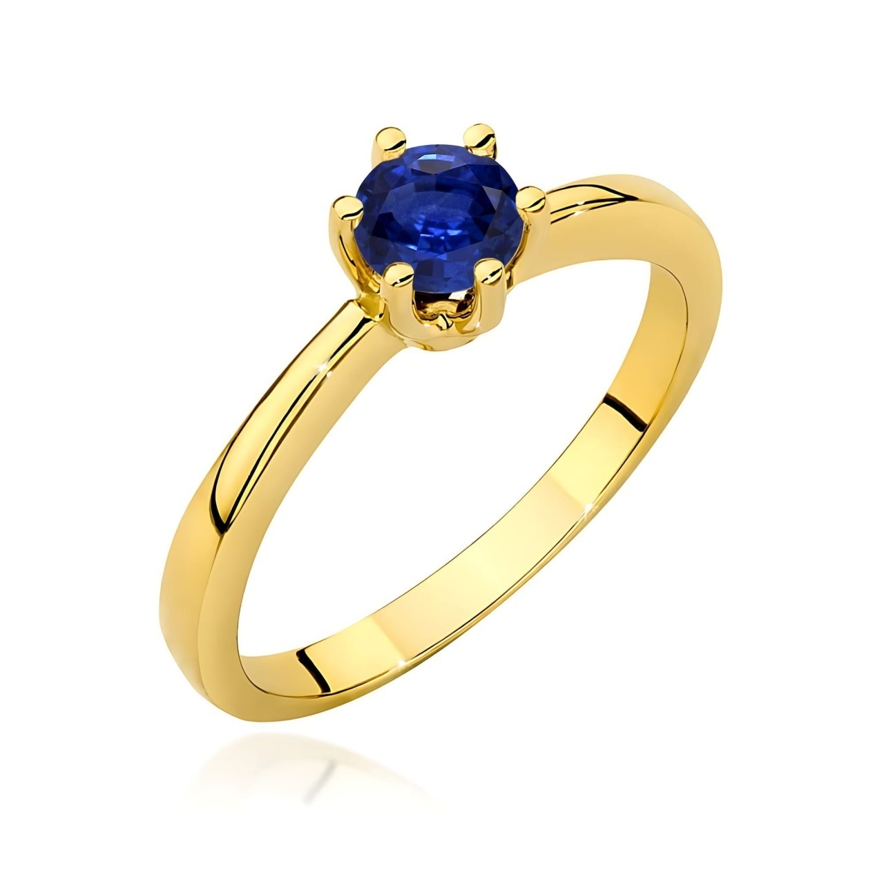 Inel Aur 14K cu Safir 0.50 ct