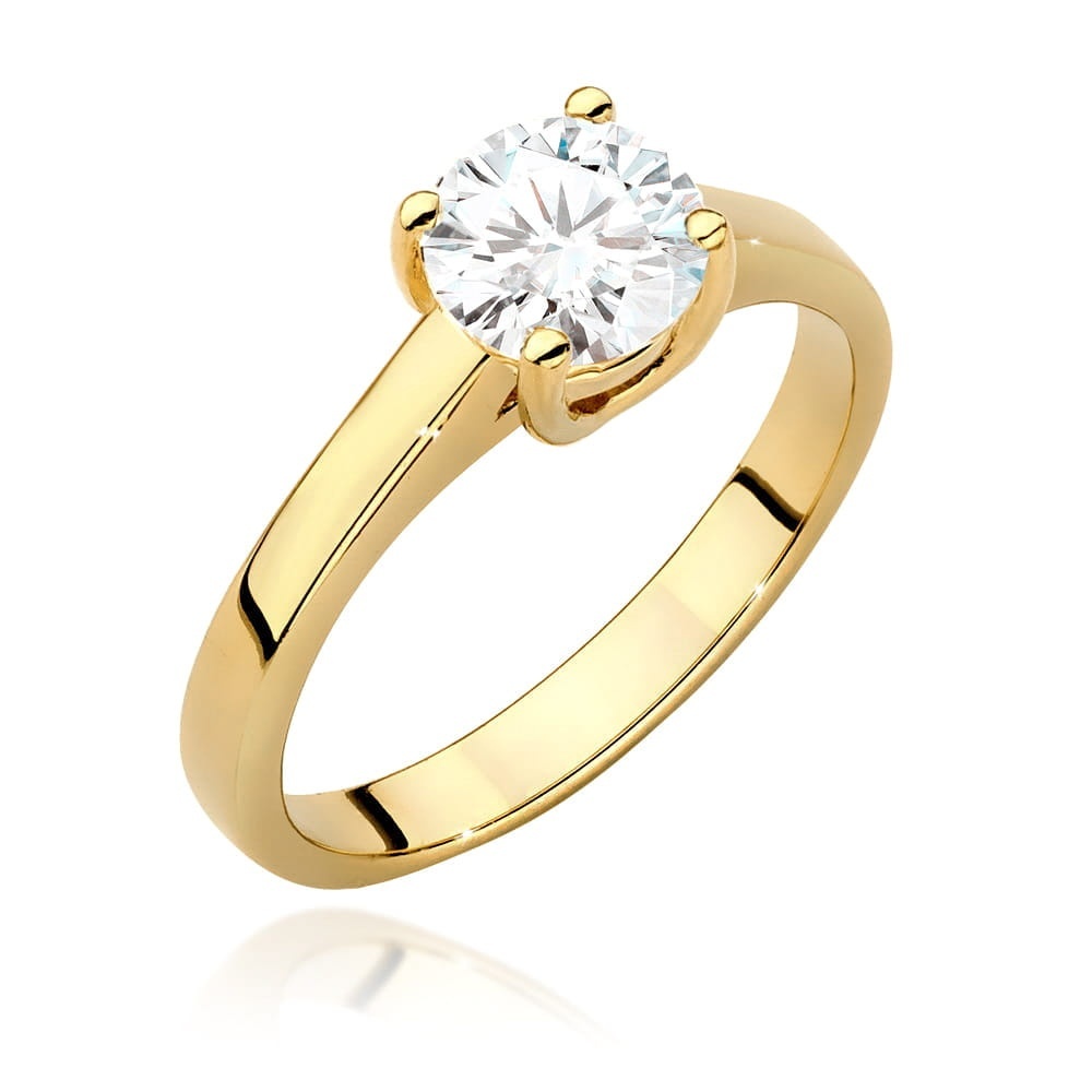 Inel Aur 9K cu Diamant Natural 1.00 ct