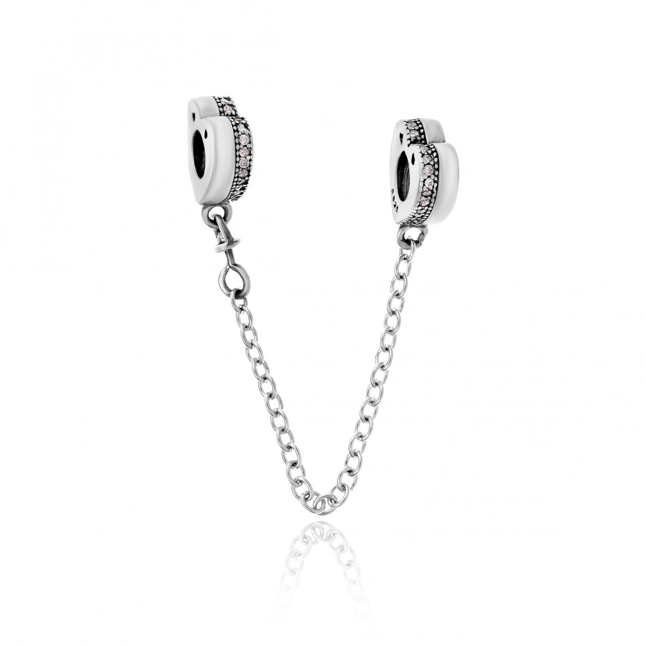 Lant de siguranta din Argint 925 Hearts Lumina 4.9gr