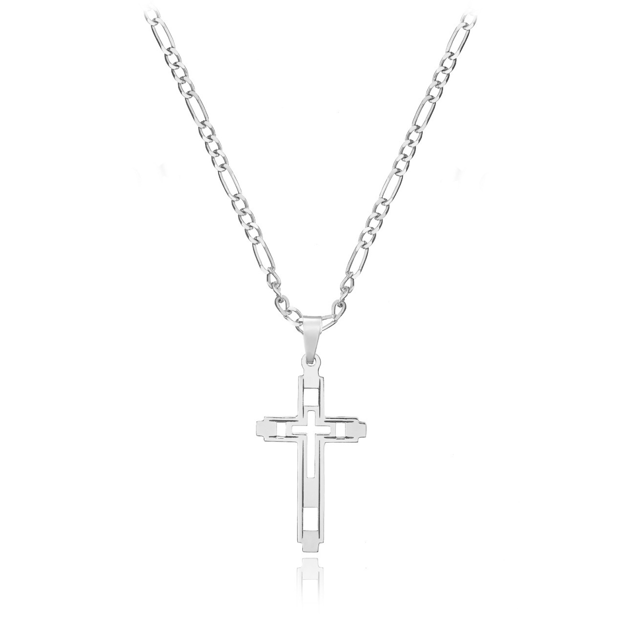 Lănțișor cu pandantiv Men Faith din Argint 925