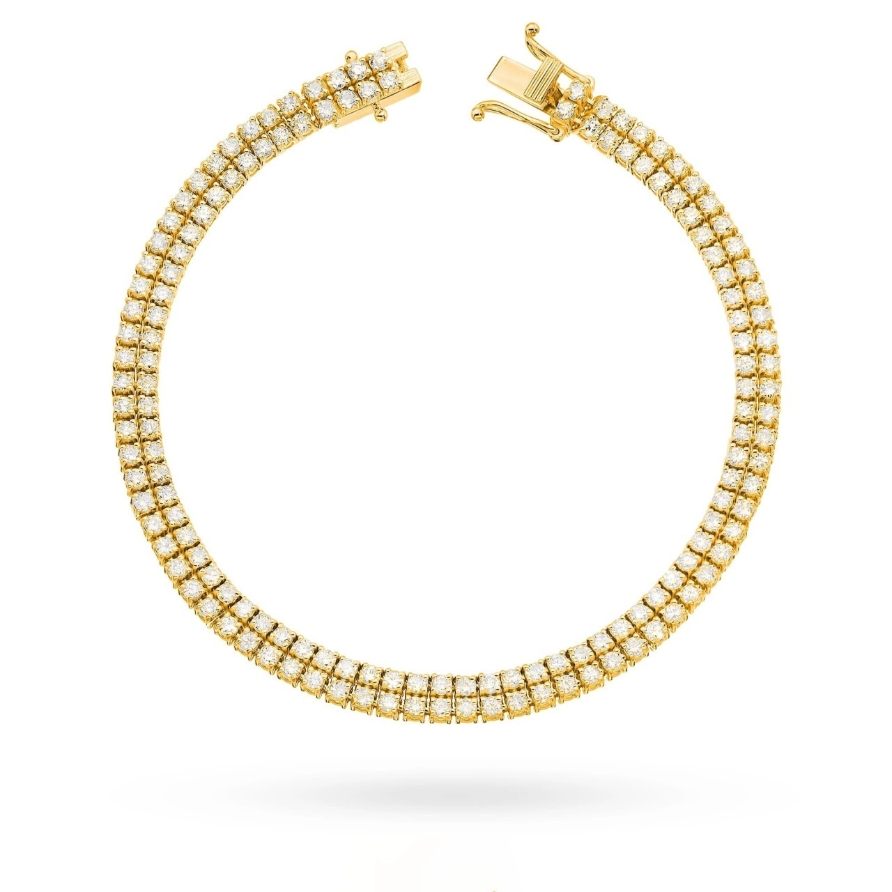 Bratara Aur 14K cu Diamante Naturale 2.96 ct