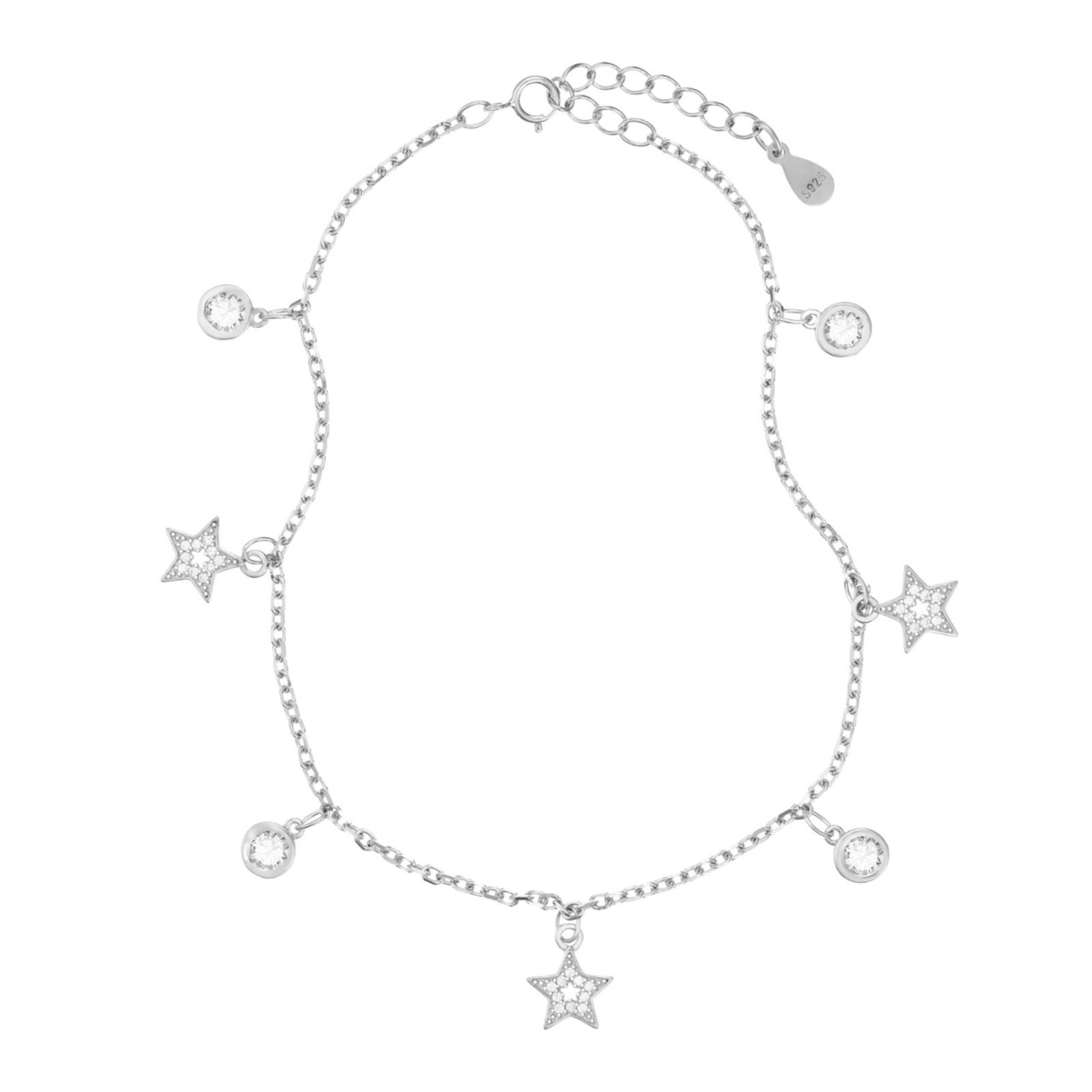 Bratara Star Shine din Argint 925 pentru picior
